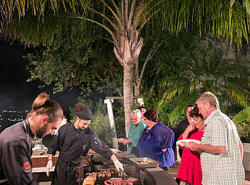 Grande Roche Hotel: Bubbles und Braai