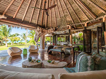 North Island: Das Wohnzimmer einer Beachfront Villa