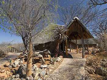 Ongava Lodge: Empfangsbereich Ongava Lodge: Empfangsbereich