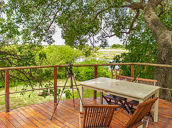 Sindabezi Island Camp: Die Aussichtsplattform
