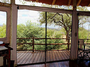 Tarangire Treetops: Private Veranda