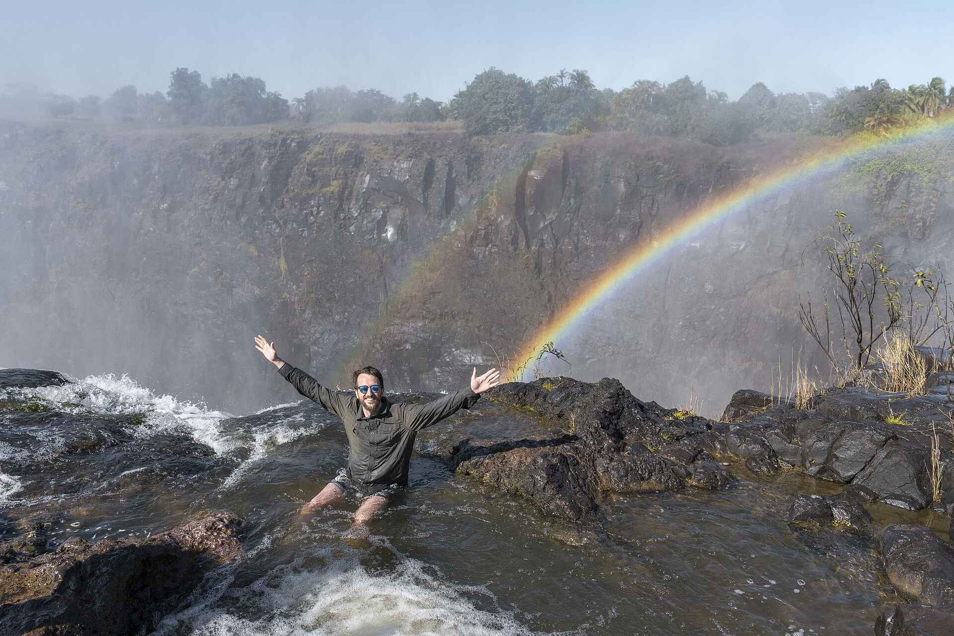 Tongabezi Lodge: Ausflug zum berühmten Devilspool
