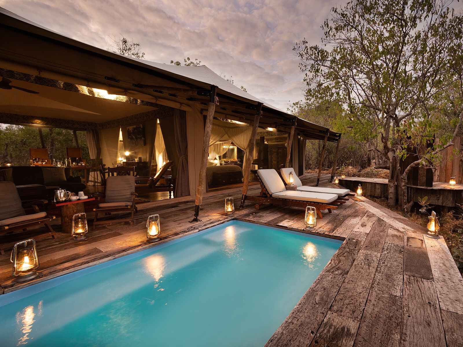 Zarafa Camp: Privater Pool Zarafa Camp: Privater Pool