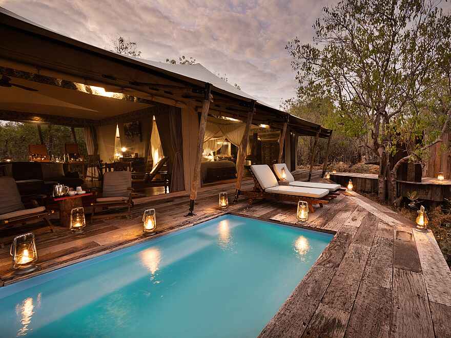 Zarafa Camp: Privater Pool Zarafa Camp: Privater Pool