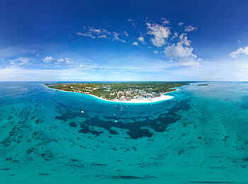 Gold Zanzibar Beach House & Spa: Blick auf die Insel