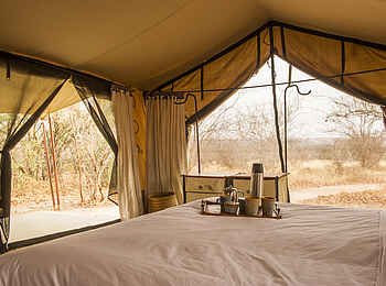 Kwihala Camp: Schlafzelt