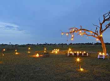Nxabega Okavango Tented Camp: Die Boma