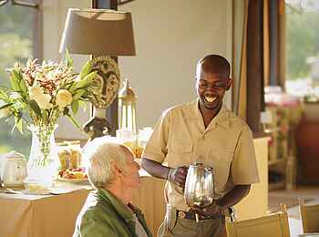 Ol Pejeta Bush Camp: Frühstück Ol Pejeta Bush Camp: Frühstück