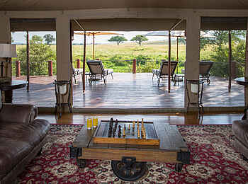 Sand River Masai Mara Camp: Lounge Sand River Masai Mara Camp: Lounge
