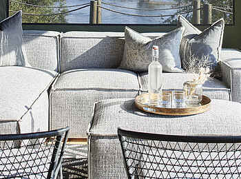 Victoria Falls River Lodge: Gemütliche Lounge in der Suite