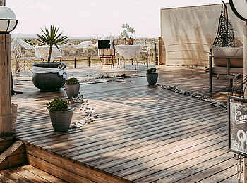 Voigtland Guesthouse: Die Veranda