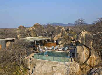 Jabali Ridge Camp: Poolbereich