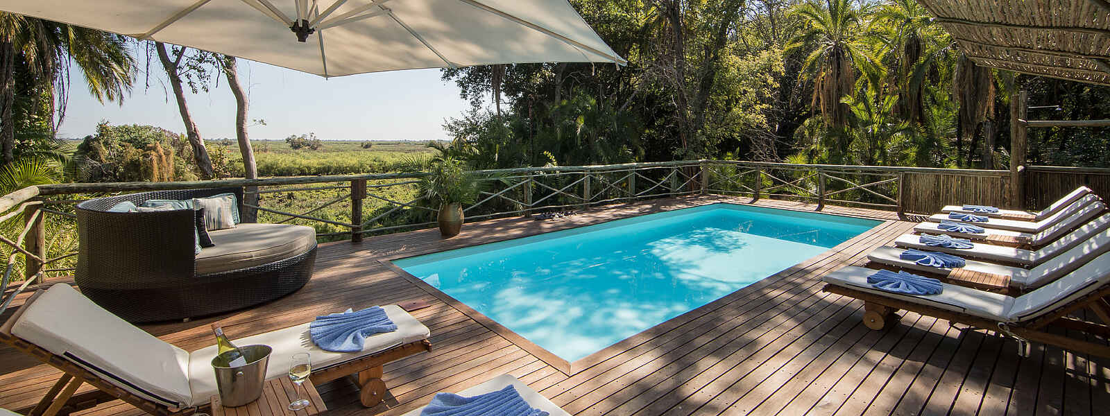 Setari Camp: der Pool Setari Camp: der Pool