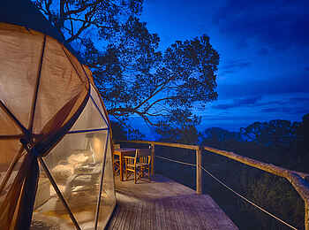 The Highlands Camp: Abendstimmung