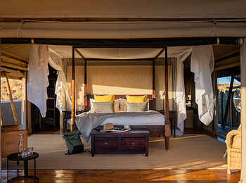 Wolwedans Dune Camp: Doppelbett Wolwedans Dune Camp: Doppelbett