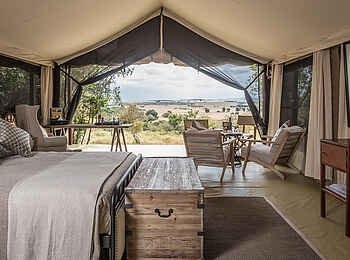 Entim Masai Mara: Gästezeltinterieur