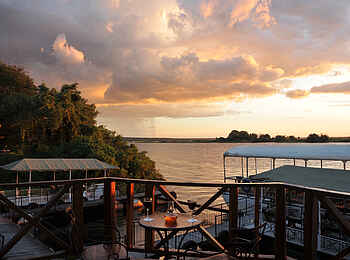Chobe Marina Lodge: Atemberaubende Aussicht