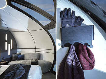 Echo Camp: Eingang zur Gästeunterkunft