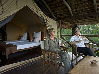 Maweninga Camp: Private Veranda