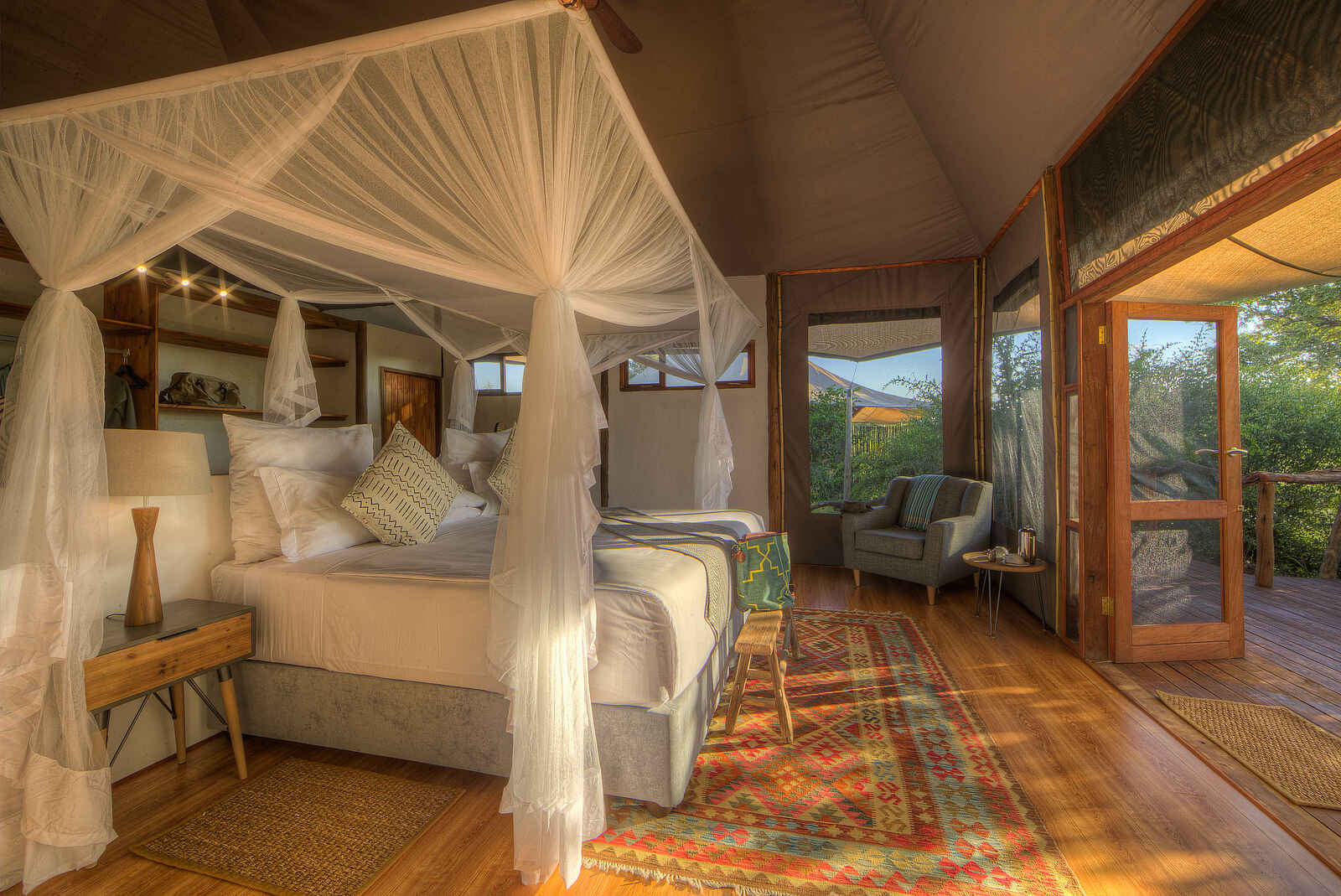 Nokanyana Camp: Doppelbett Nokanyana Camp: Doppelbett