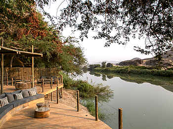 Serra Cafema: Blick von der Terrasse