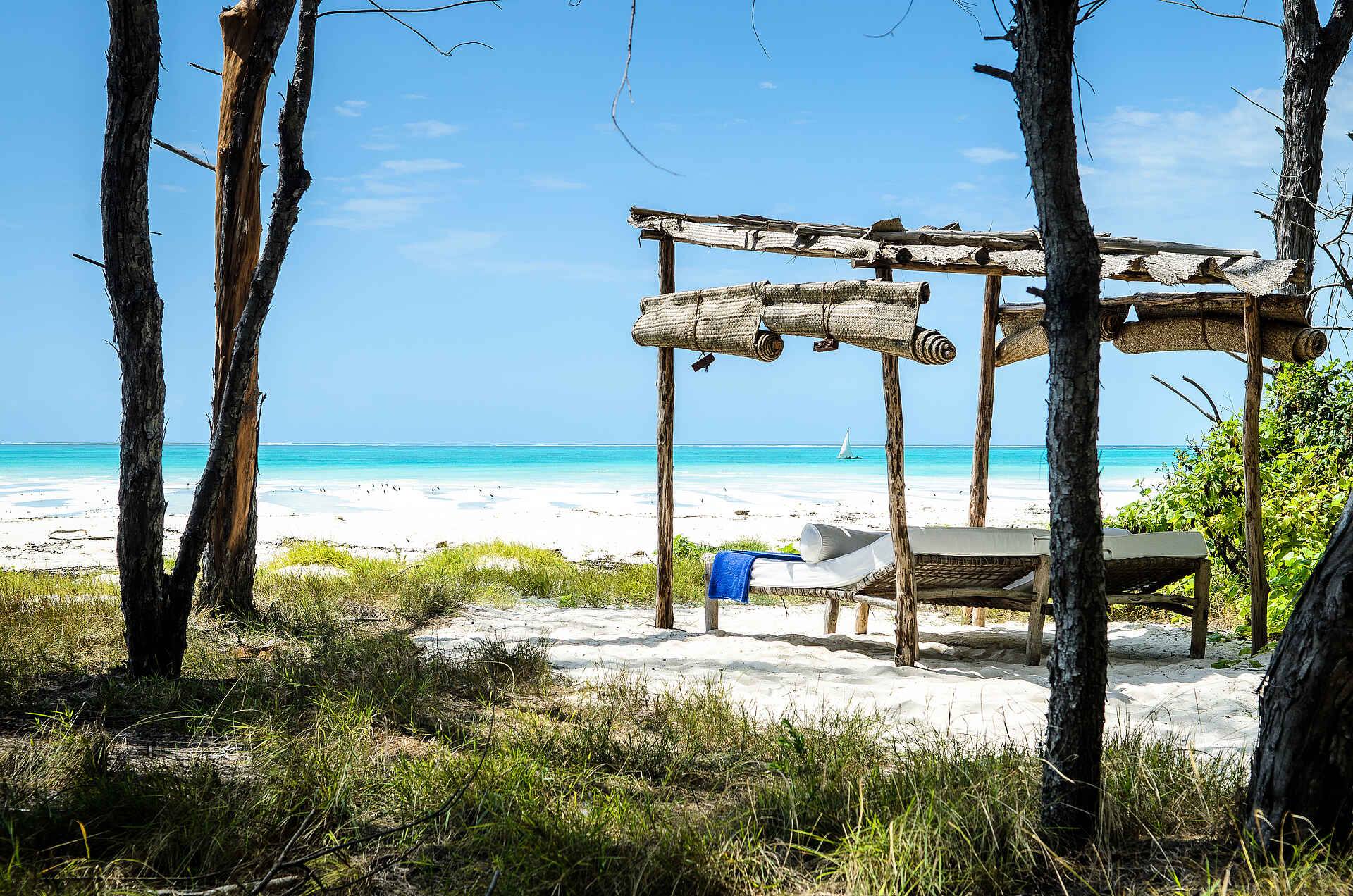 andBeyond Mnemba Island Lodge: Beach-Sala