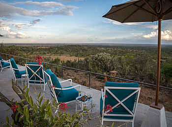 Governors' Mugie: Blick von der Terrasse Governors' Mugie: Blick von der Terrasse