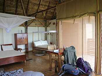 Katara Lodge: Blick ins Cottage Katara Lodge: Blick ins Cottage