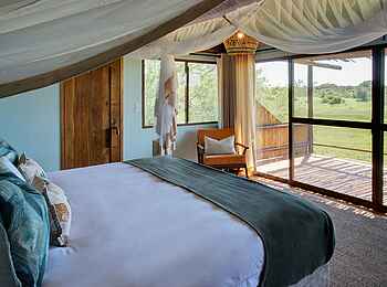 Leroo la Tau Lodge: Doppelbett