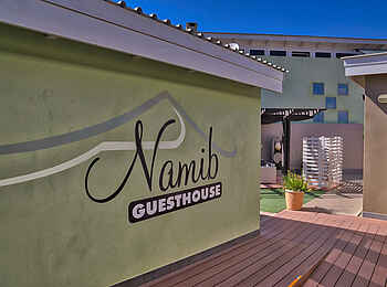 Namib Guesthouse: Der Zentralbereich Namib Guesthouse: Der Zentralbereich