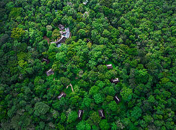 Primate Lodge Kibale: Die Lodge aus der Vogelperspektive