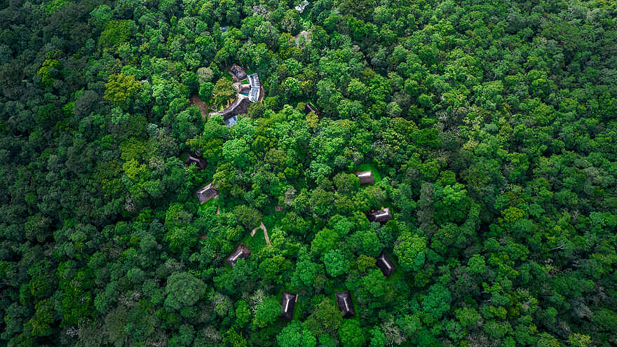 Primate Lodge Kibale: Die Lodge aus der Vogelperspektive Primate Lodge Kibale: Die Lodge aus der Vogelperspektive