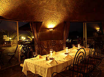 Rostock Ritz Desert Lodge: Abendessen Rostock Ritz Desert Lodge: Abendessen