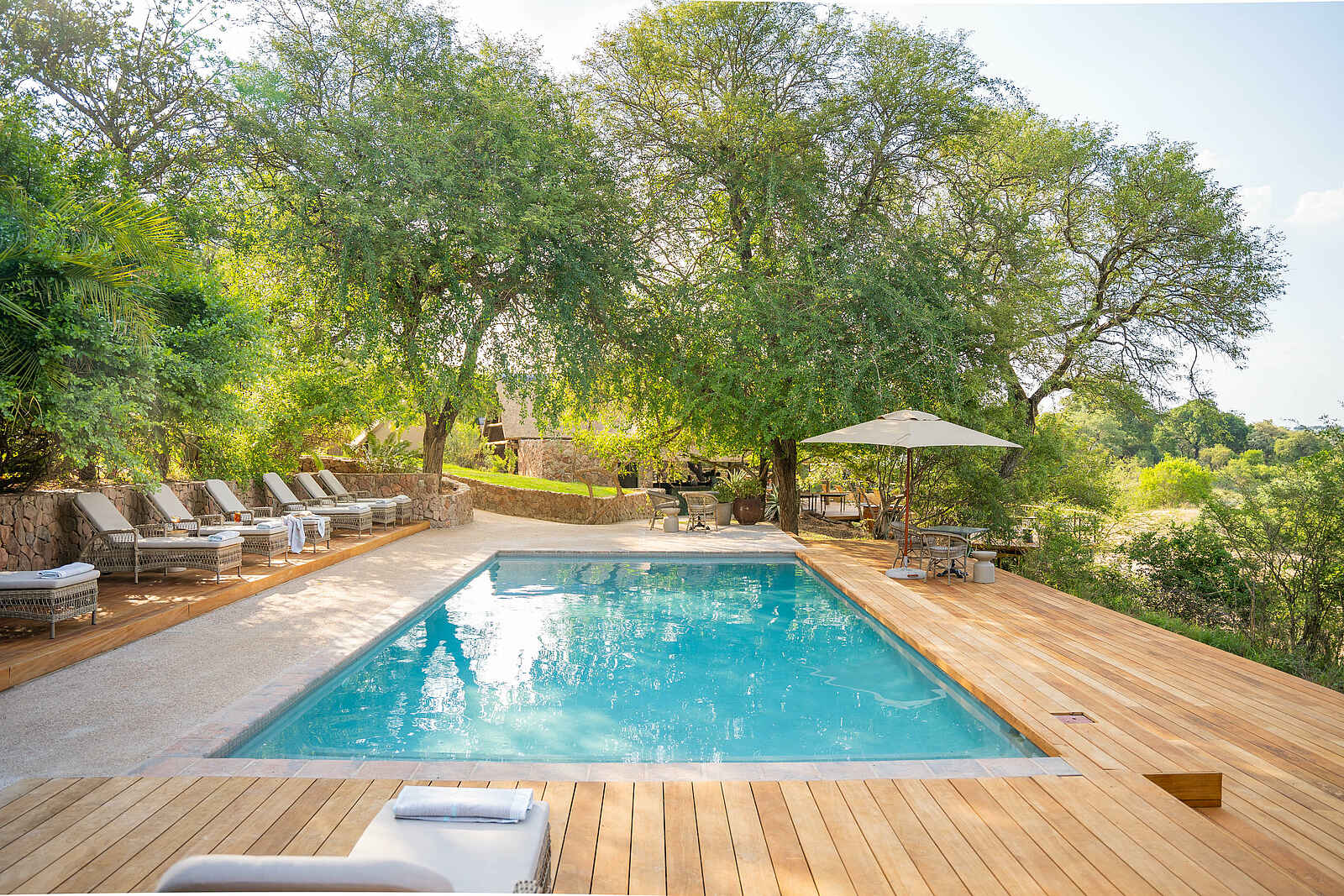 Thornybush Game Lodge: Der Pool Thornybush Game Lodge: Der Pool