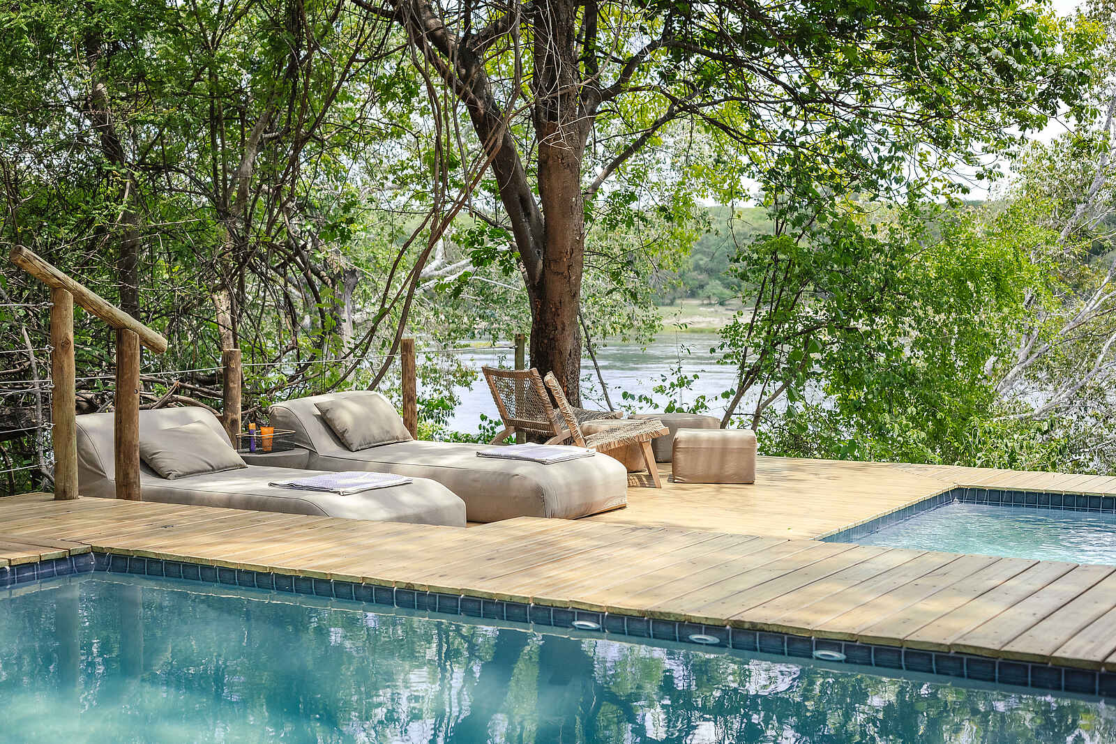 Tsowa Safari Island Lodge: Der Pool Tsowa Safari Island Lodge: Der Pool