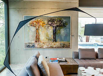 Cheetah Plains Mapogo House: Moderne Lounge Cheetah Plains Mapogo House: Moderne Lounge