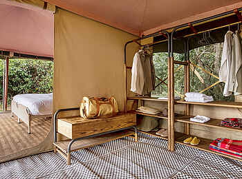 Angama Safari Camp: Garderobe
