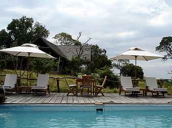 Beho Beho Camp: Pooldeck mit Liegen