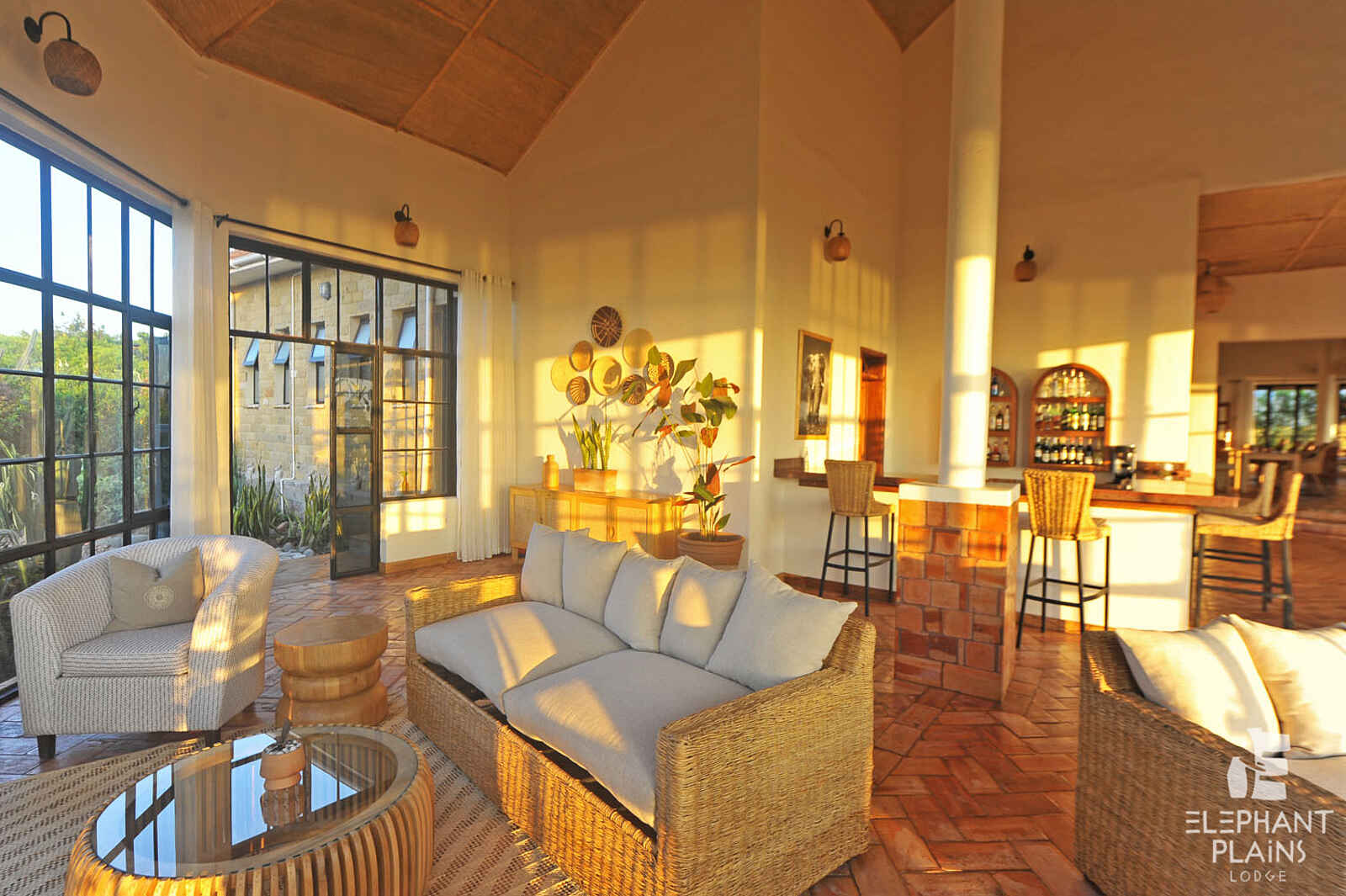 Elephant Plains Lodge: Die Lounge Elephant Plains Lodge: Die Lounge