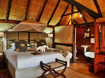 Ivory Lodge: Treehouse Room Bett Ivory Lodge: Treehouse Room Bett