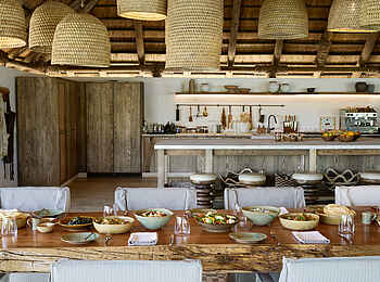 Lolelunga Private Reserve Lodge: Im Restaurant