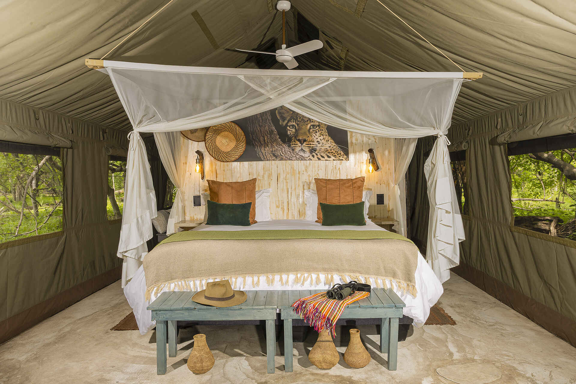 MmaTsebe Tented Camp: Schlafbereich MmaTsebe Tented Camp: Schlafbereich