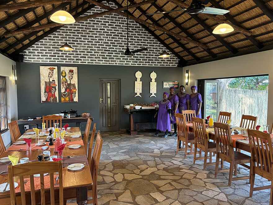 Mohlabetsi Safari Lodge: Das Restaurant Mohlabetsi Safari Lodge: Das Restaurant