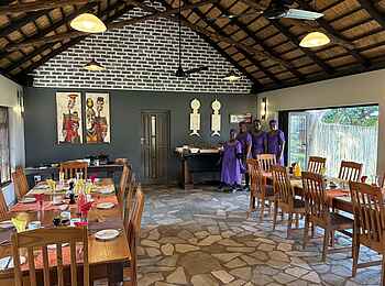 Mohlabetsi Safari Lodge: Das Restaurant Mohlabetsi Safari Lodge: Das Restaurant