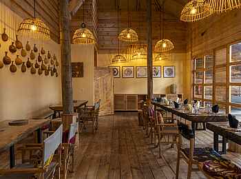 Munazi Lodge: Speisebereich