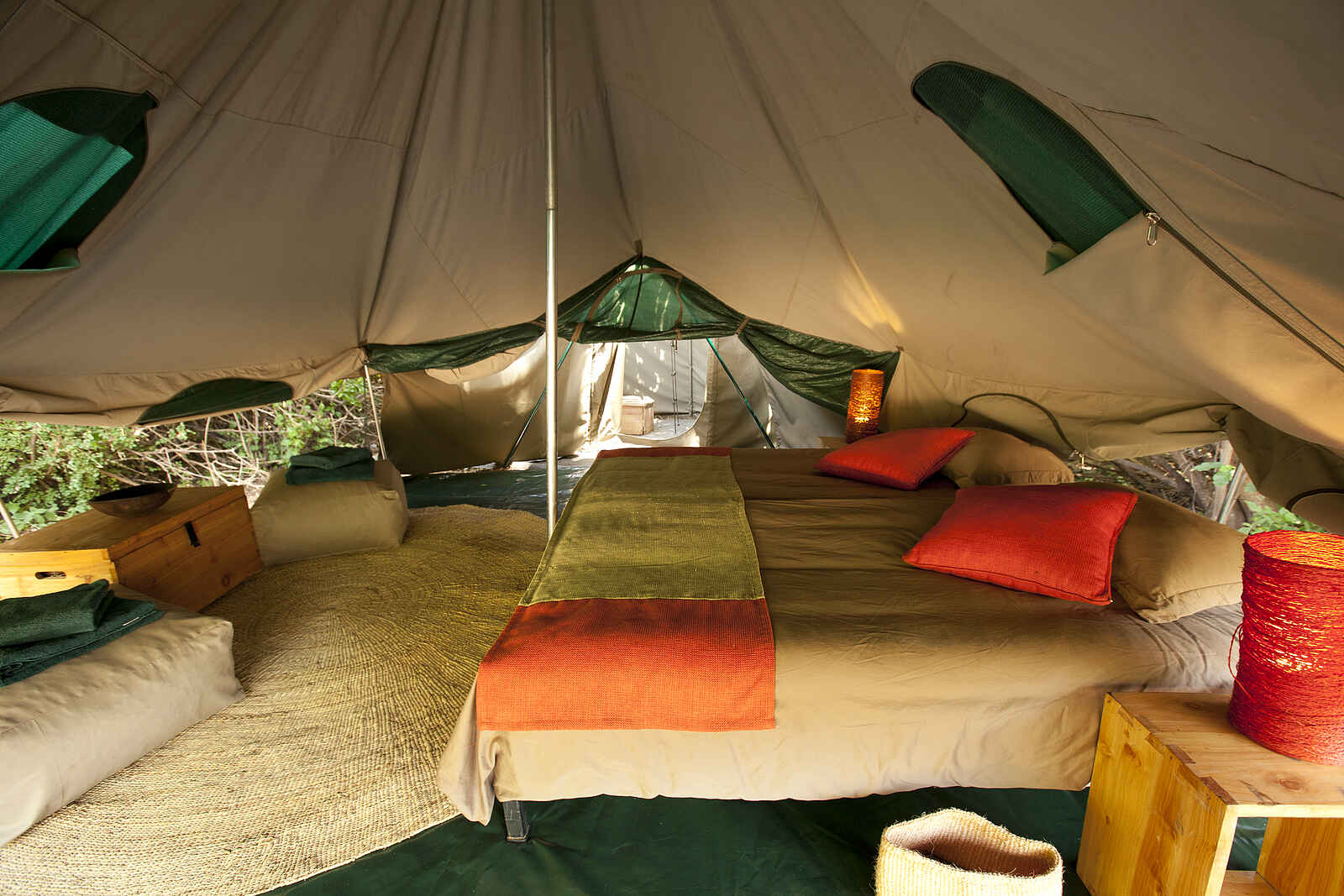 Wayo Manyara Green Camp: In einem Gästezelt Wayo Manyara Green Camp: In einem Gästezelt