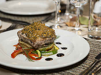 Malansrus Tented Camp: Abendessen