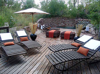 Sabi Sabi Little Bush Camp: Das Pooldeck