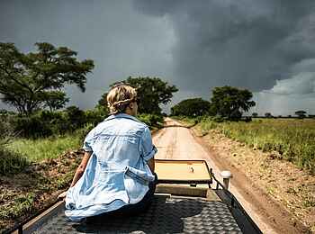 Volcanoes Kyambura Gorge Lodge: Game Drive Volcanoes Kyambura Gorge Lodge: Game Drive