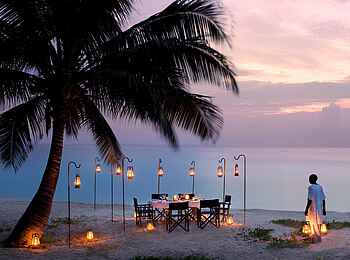 andBeyond Benguerra Island: Privates Dinner am Strand